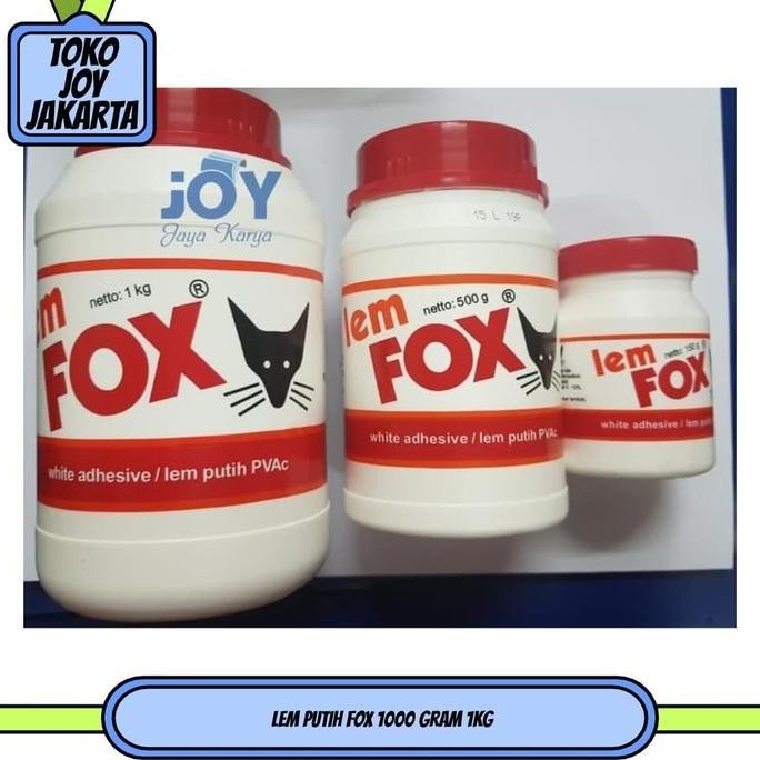 

Promo LEM PUTIH FOX 1000 GRAM 1KG COD
