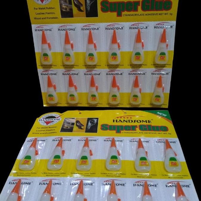 

Promo (Paket usaha) lem power glue 5g 2 lembar / 24pcs COD