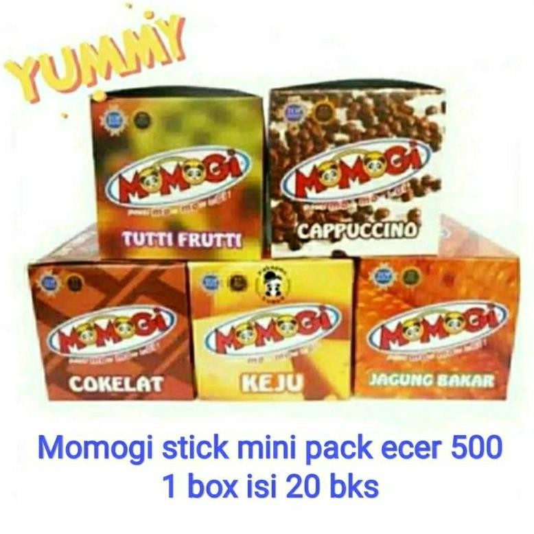 

Ready stok Terlaris momogi stick mini pack | isi 20 pcs Termurah