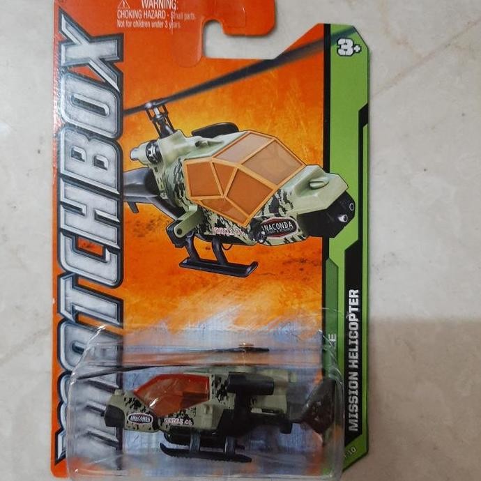 matchbox mission helicopter jungle