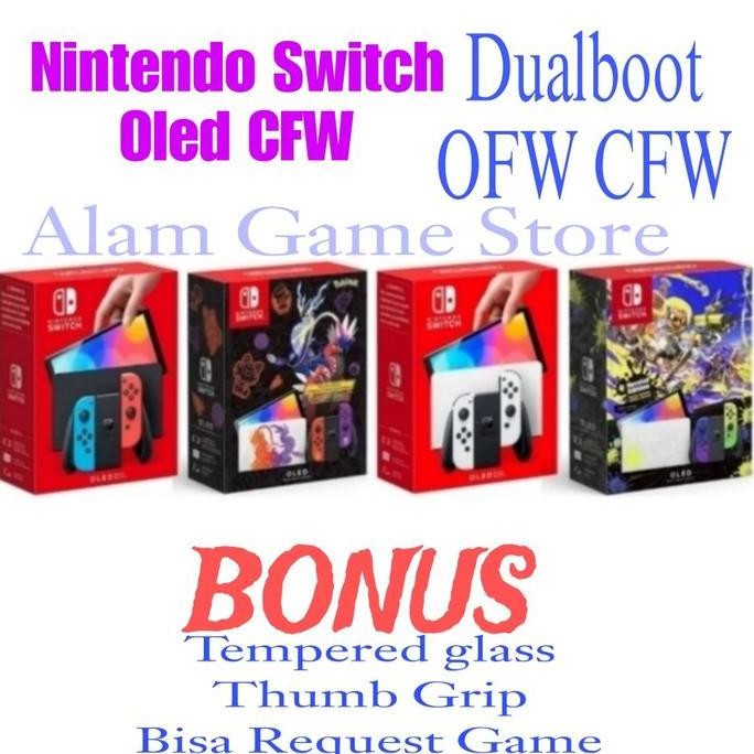 Sale Nitendo Switch Oled Cfw Memori 128Gb 256Gb 512Gb Full Game