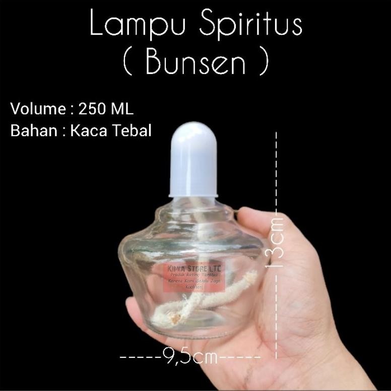 Lampu Spirtus 250Ml / Bunsen Spirtus 250Ml / Bunsen Spirtus 250Ml