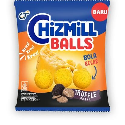 

Ready stok Terlaris Chizmill Balls Truffle Grana / Cheese Grana 55gram Termurah
