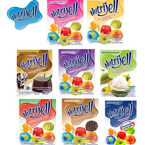 

Ready stok Terlaris Nutrijell 10 gr Jelly Powder Nutrijel kemasan ekonomis varian rasa buah Termurah