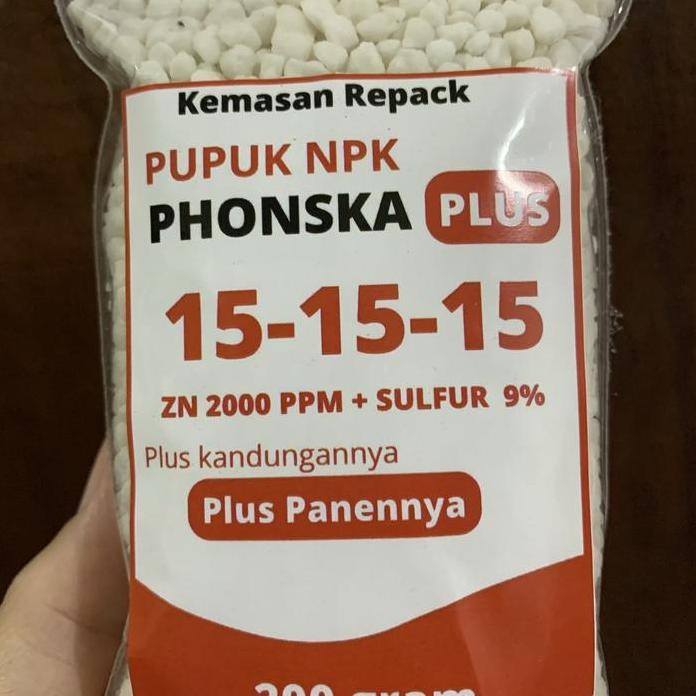 

Terlaris Pupuk Npk Phonska Plus 15-15-15 (200 Gram)