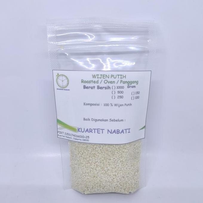 

Terlaris 100Gr Wijen Putih Mentah - Raw White Sesame Seeds