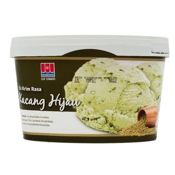 

Terlaris Diamond Es Krim Rasa Kacang Hijau 700Gr
