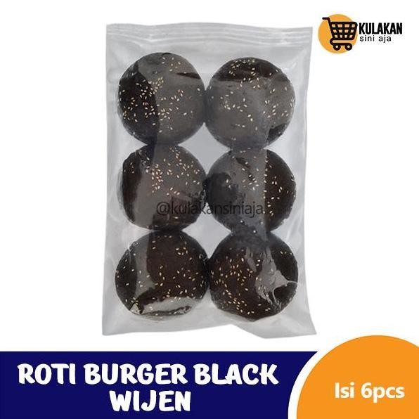 

Terlaris Roti Burger Black Wijen Isi 6