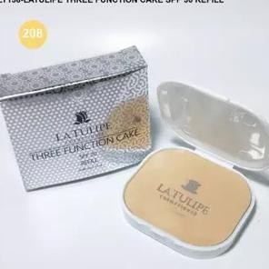 La Tulipe ( Refil ) Three Function Cake SPF 30. 13 gr / Bedak Padat / Twc