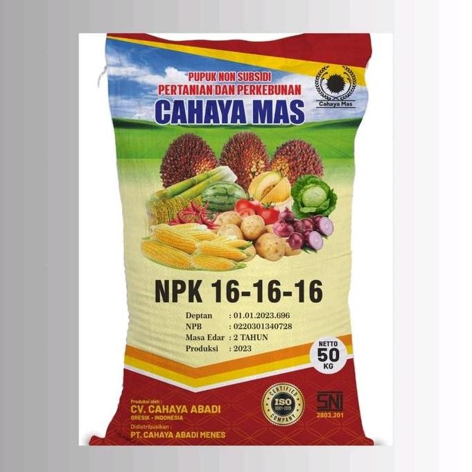 

Terlaris Pupuk Npk 161616 Cahaya Mas Black Sapote