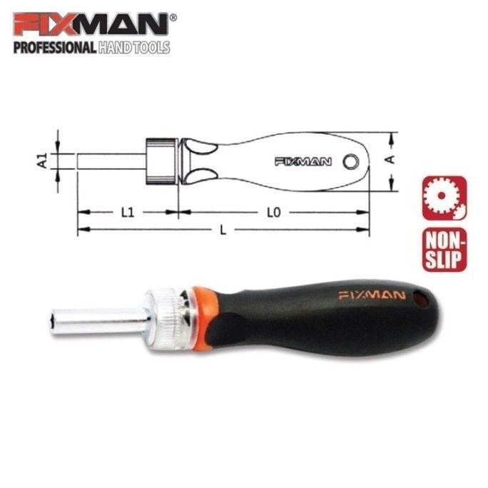 Terjangkau Tbf Fixman Omc-D0501 Ratchet Screwdriver Rvrs Magnetic