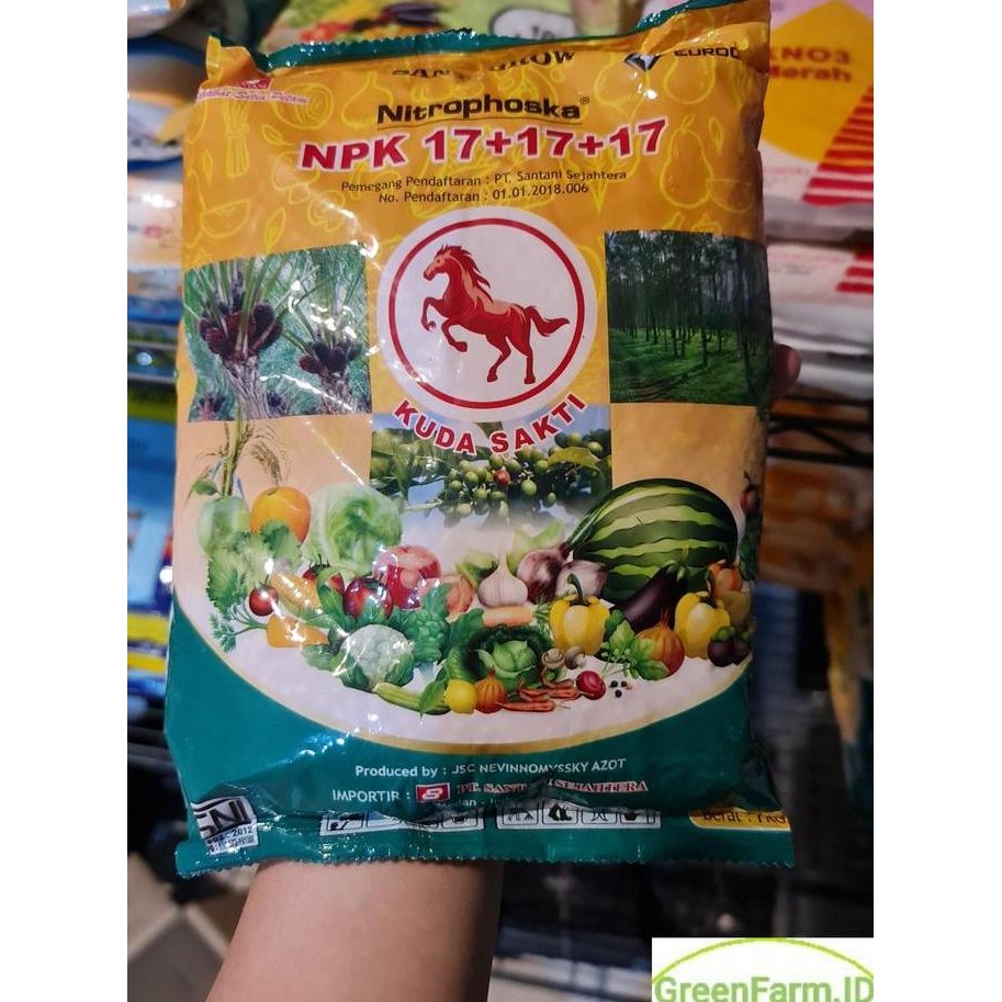 

Terlaris Pupuk Npk 17+17+17 Santagrow 1 Kg