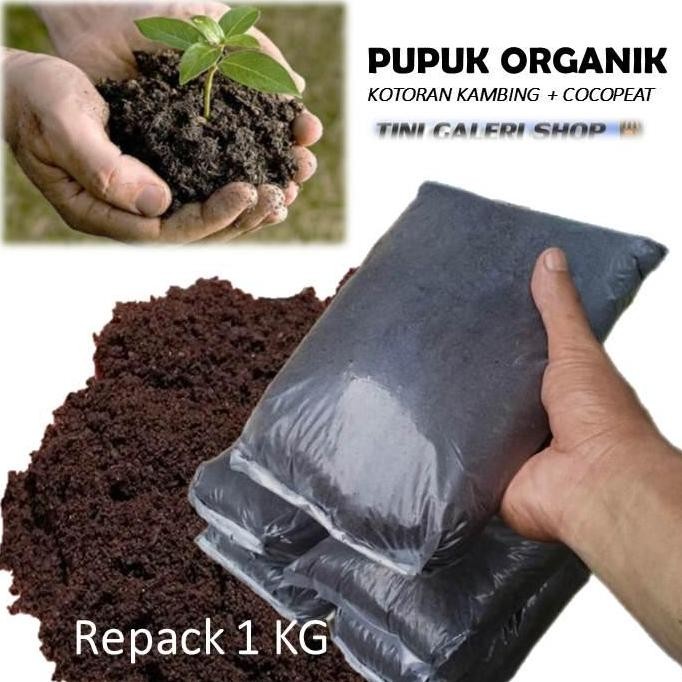 

Terlaris Pupuk Kandang Pupuk Organik Kotoran Kambing Halus Kemasan 1 Kg