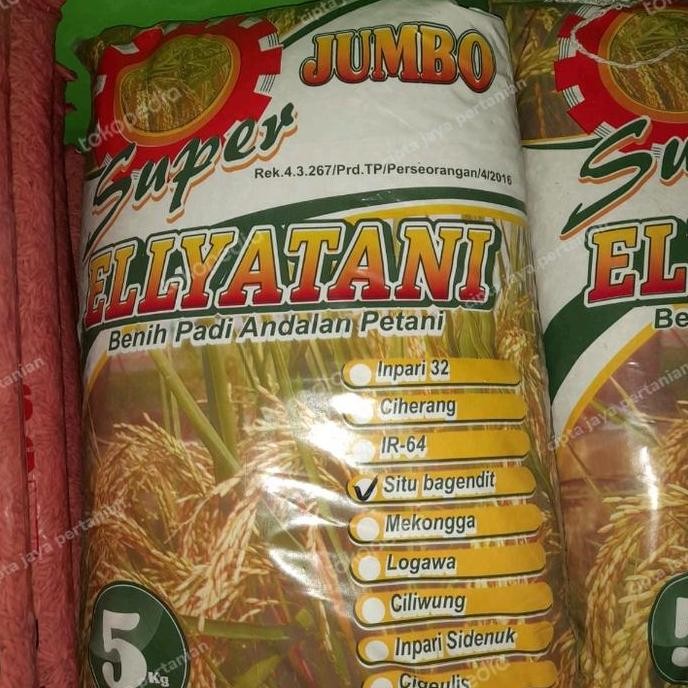

Terlaris Benih Padi Ellyantani Situ Bagendit Super Jumbo 5Kg