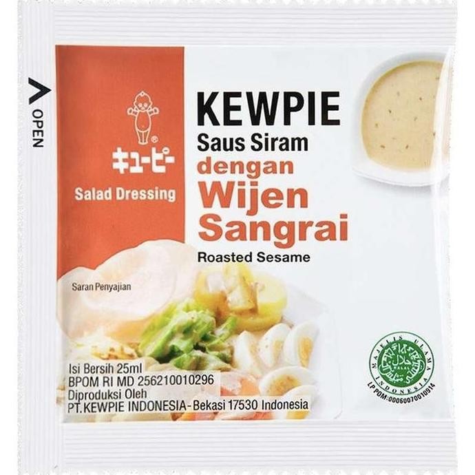 

Terlaris Kewpie Wijen Sangrai / Roasted Sesame Sachet 10 Pcs | 25 Ml
