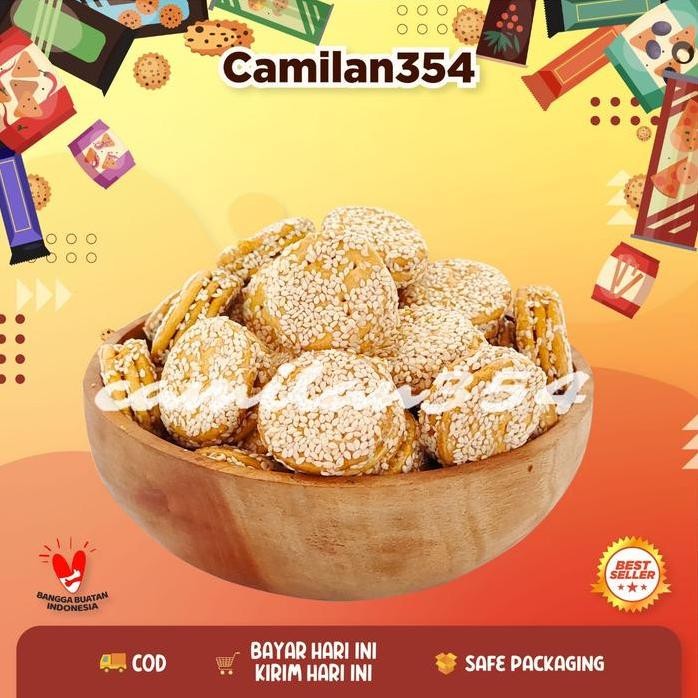 

Terlaris Marie Wijen Isi Karamel Manis - 250Gram / Roti Wijen Bulat Renyah