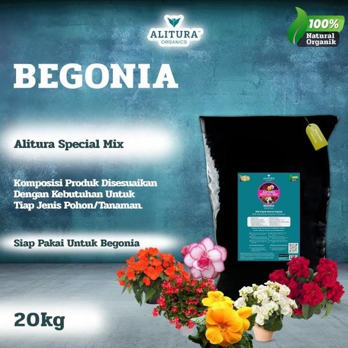 

Terlaris Alitura Pupuk Organik Tanaman Bunga Daun Begonia Nutrisi Npk 100% Organic 20Kg Special Mix