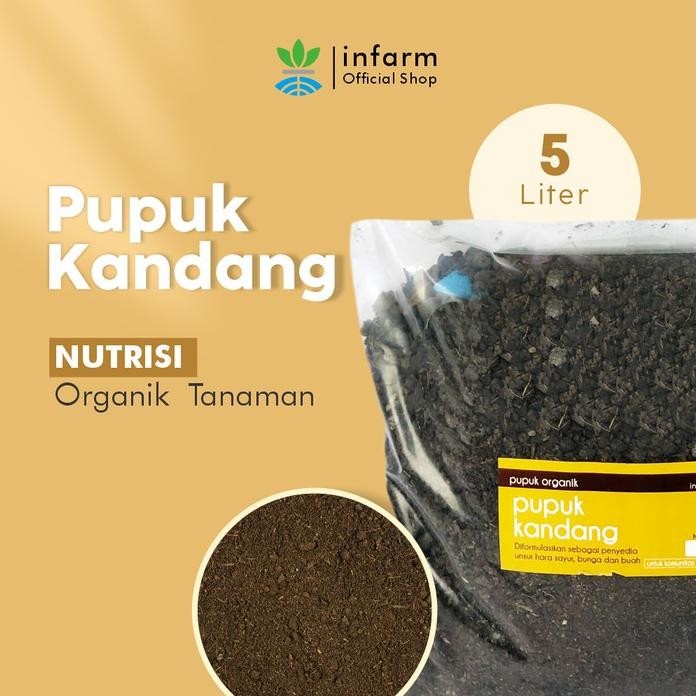 

Terlaris Infarm - Media Tanam Organik Pupuk Kandang 5 Liter Original