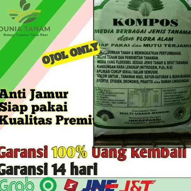 

Terlaris Ll358 Media Tanam Kompos, Siap Pakai, Neto ,12Kg Pupuk Kandang Sekam