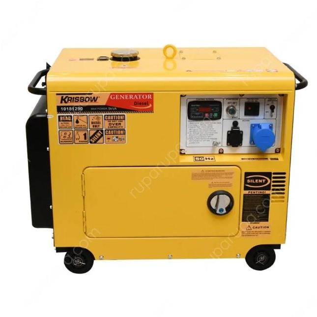 genset krisbow 4000 watt 1ph diesel silent