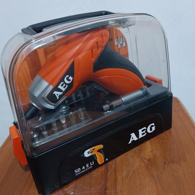 Spesial Cordless Screwdriver Aeg Sd 4 E Ll Mesin Obeng Baterai Aeg Original
