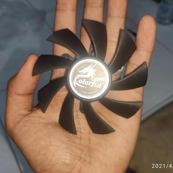 TERMURAH - Fan Vga 75mm / 85mm 4pin universal EVGA Gtx RX ORIGINAL Taiwan