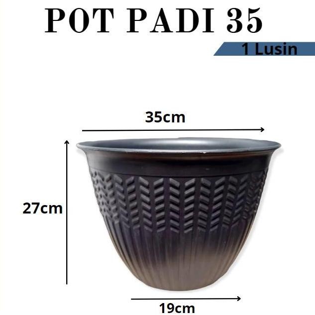 

Terlaris Pot Padi 35 Warna Hitam Per 1 Lusin. Pot Plastik Untuk Tanaman