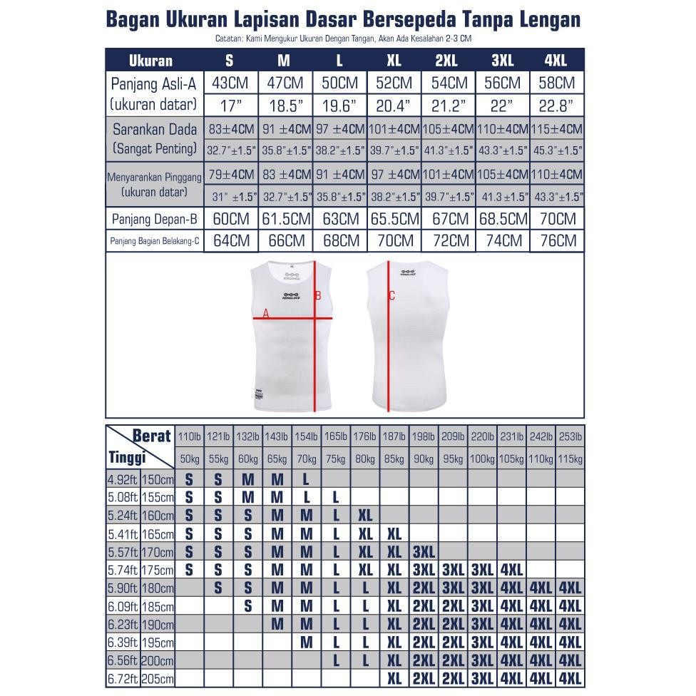 Ready Kemaloce Rompi Olahraga Bernapas Putih&Hitam&Kuning 2024 Dingin Rompi Sepeda Pria Cepat Kering