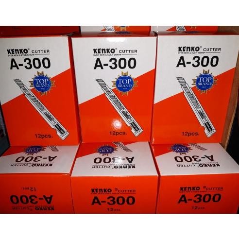 

NEW!!! NEW!!! Pisau Cutter Kecil Kenko A300 1 Box : 12 Pcs