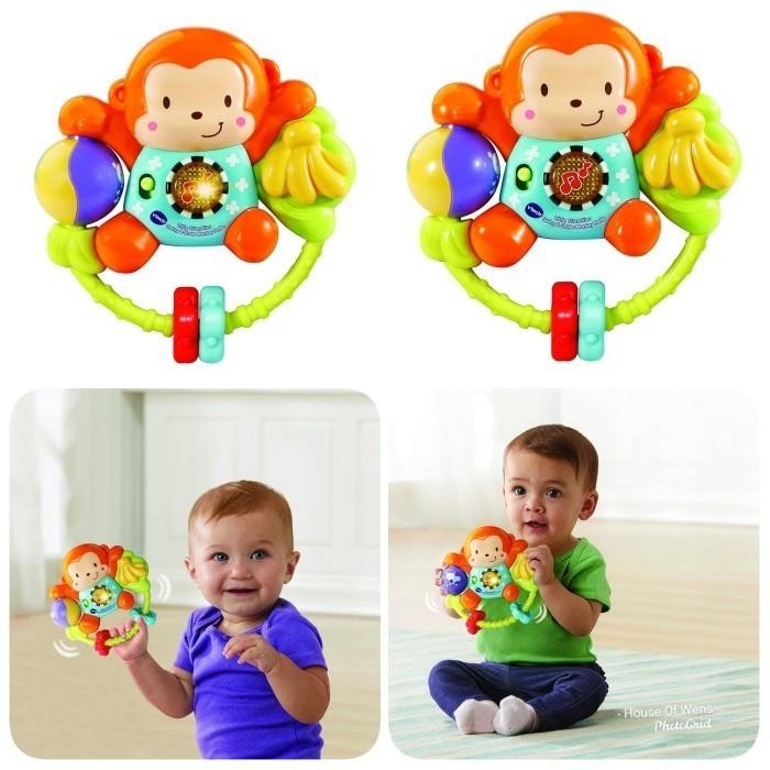 Vtech Little Friendlies Swing And Shake Monkey Rattle Original