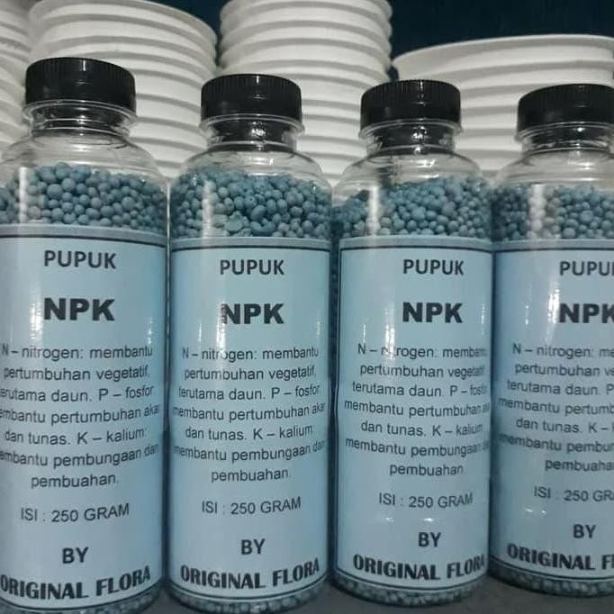 

Terlaris Kemasan Botol Pupuk Npk Mutiara 250 Gram Penyubur Tanaman