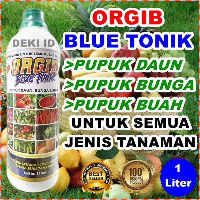 

Terlaris Orgib Blue Tonik 1000 Ml Plus Zpt Poc Pupuk Organik Cair Buah Lebat Bunga Sayuran Dan Tanaman Hias Npk