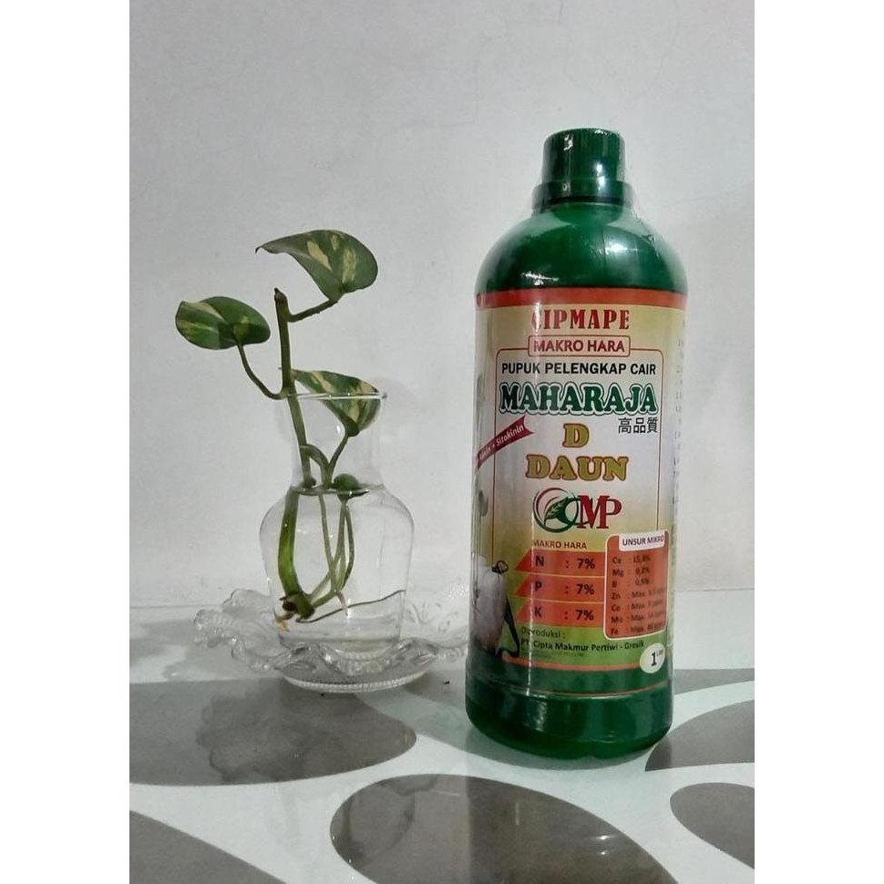 

Terlaris Pupuk Cair Npk, Mikro Dan Zpt Maharaja Daun 1 Liter