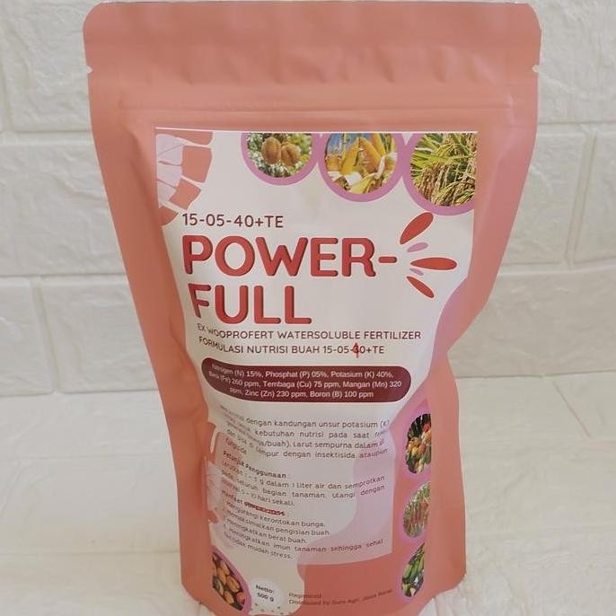 

Terlaris Npk Buah 15 05 40 + Te Untuk Padi, Jagung Cabai, Dll