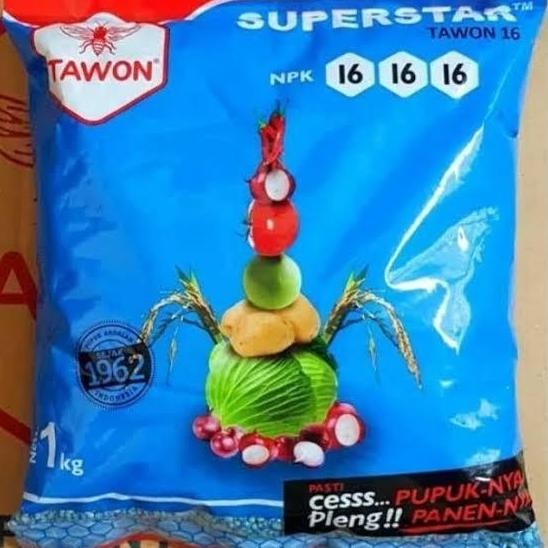 

Terlaris Pupuk Npk 16 16 16 Cap Tawon Asli 1Kg