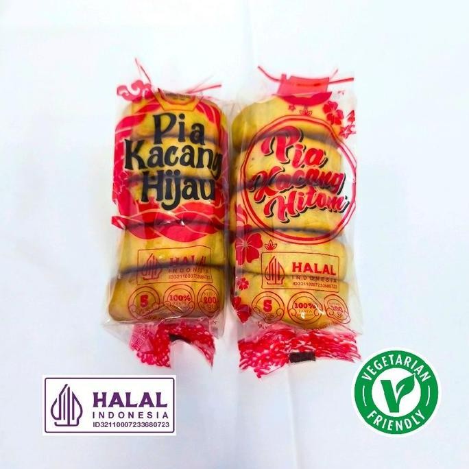 Terlaris Paket Pia Cetak Kacang Hijau + Pia Cetak Kacang Hitam Kue Bulan Mini Halal
