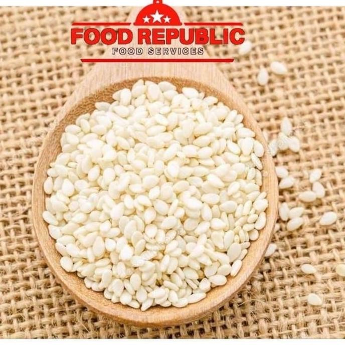 

Terlaris Biji Wijen Putih - White Sesame Seed 500 Gr Import Halal Repack Mentah