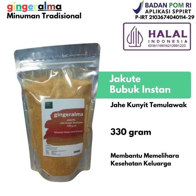 

Produk Baru!! Jakute Jahe Kunyit Temulawak Minuman Tradisional Instan 330 Gram