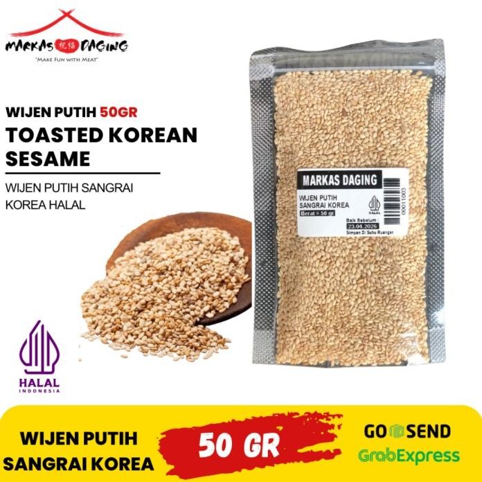 

Terlaris Wijen Putih Sangrai Korea Halal 50Gr Ii Biji Wijen Panggang