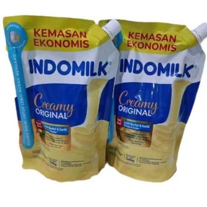 

Produk Baru!! Paket (2pcs) Indomilk Pouch 545g Susu Berat Baking Kalsium Food Bubuk Selai Etawa Mama Makanan