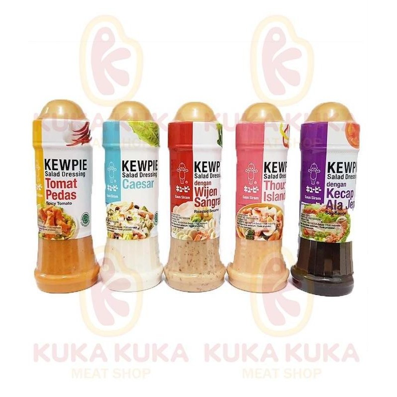 

Terlaris Kewpie Salad Dressing - Wijen / Thousand / Caesar / Kecap Jepang 200Ml