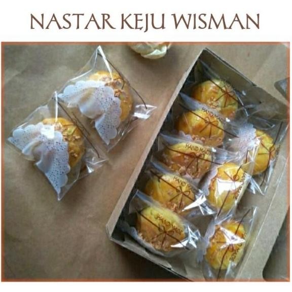 

Produk Baru!! Nastar wisman toping keju isian selai nanas isi 8pcs Pak