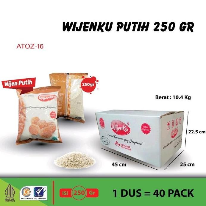

Terlaris Wijenku, Wijen Putih India 250 Gr/ Sesame Seeds Super Premium