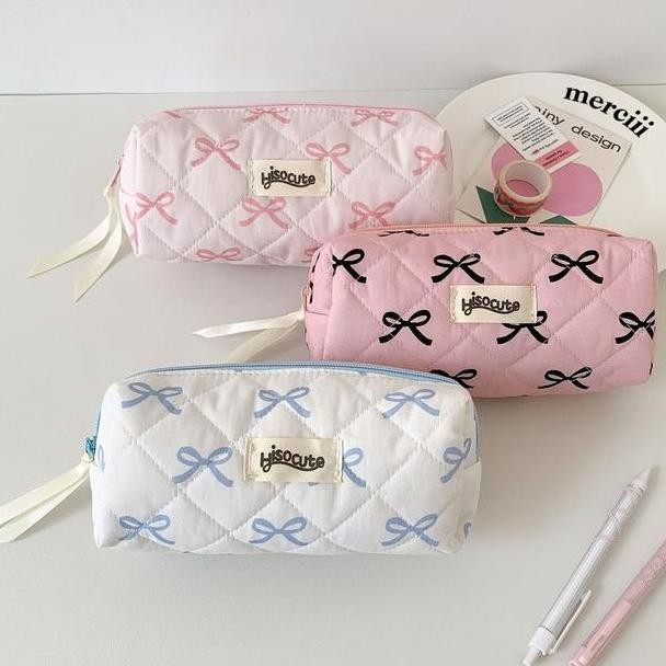 

Hinday Tempat Il Pouch Maeup Ta Ometi Ota Il Bow Pita Coquette Y2 Aethetic Orea Organizer Bag Erbaguna