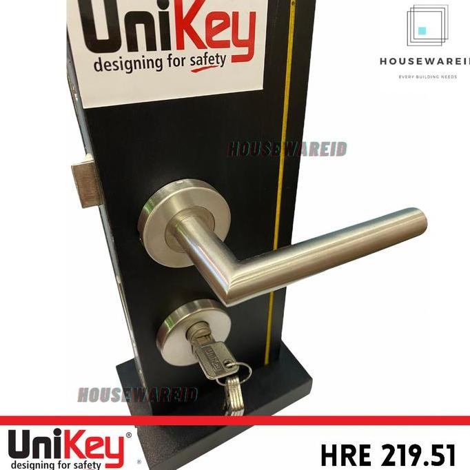 Paket Handle Pintu set Unikey HRE 219.51 Original, gagang handel pintu