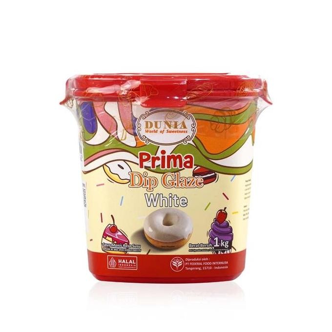 

Produk Baru!! Dunia Dip Glaze White 1kg | Celupan, Selai, dan Topping Coklat Manis, White Choco.