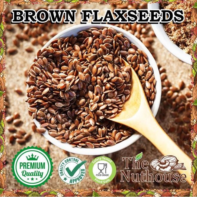 

1KG BROWN FLAXSEED / BIJI RAMI / LINSEED TERMURAH