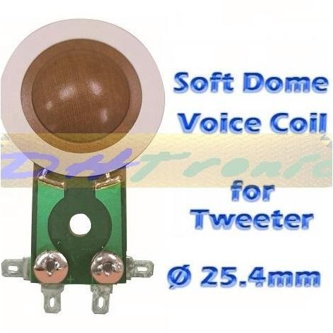 Spool Tweeter D1 / Spul Tweeter / Spool Twiter / Spul Twiter 25.4mm