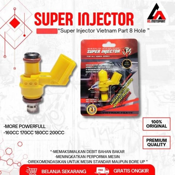 BERKUALITAS INJEKTOR VIETNAM RACING INJEKTOR BRT INJEKTOR AH1 RACING ORIGINAL ALL TYPE SERIES HONDA 