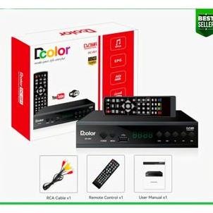 HJK Set Top Box Tv Digital D-COLOR DVB T2 DCOLOR HD EWS / set top box dvb t2 / set box tv digital / 